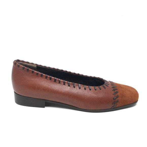 NEW VTG Prada Loafers Flats Size 35/5 US Brown - Picture 4 of 11